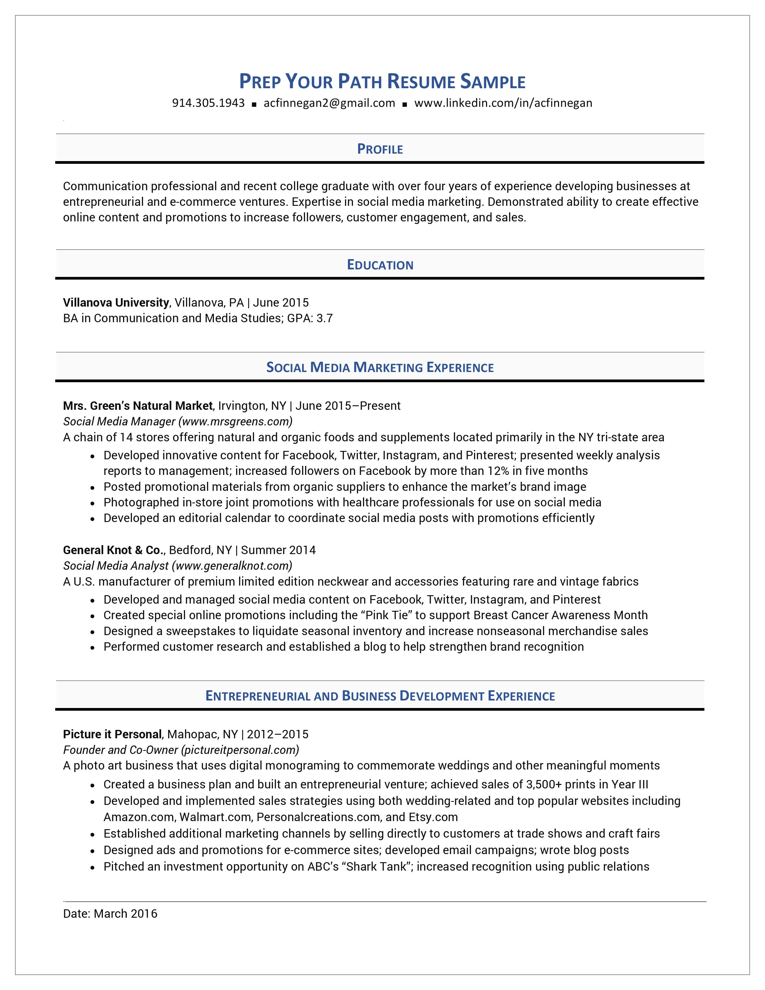 Modern Resume